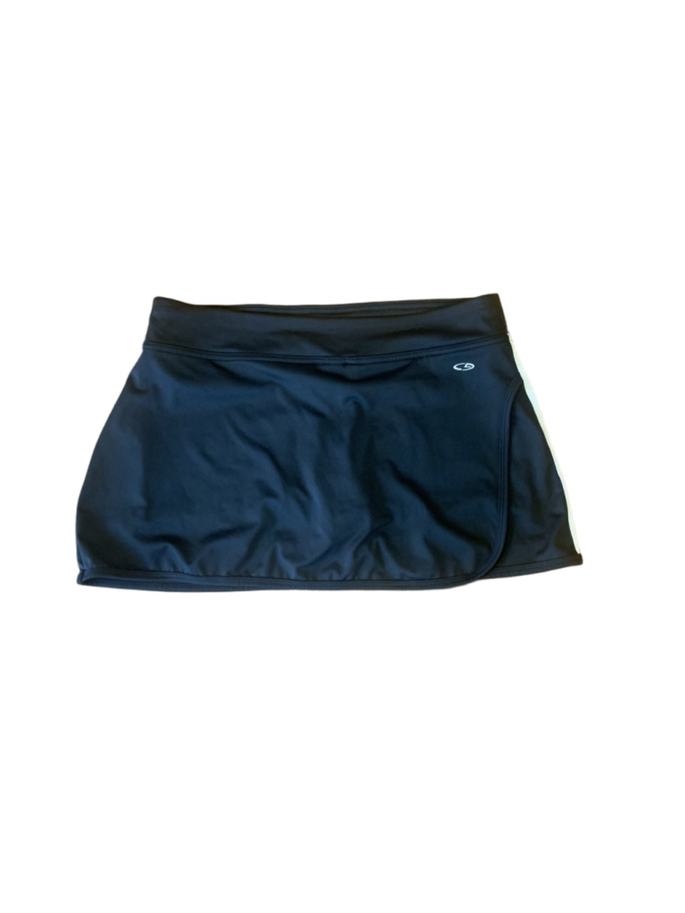 Champion Skort Small Black with White Stripe